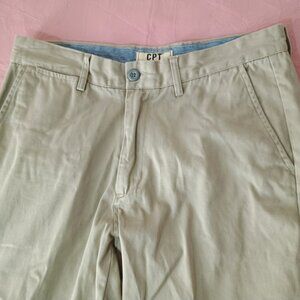 Y2K CPT By Cockpit USA Mens 32 W NYC Khaki Chino Pant 5-Pocket 100% Cotton Comfy